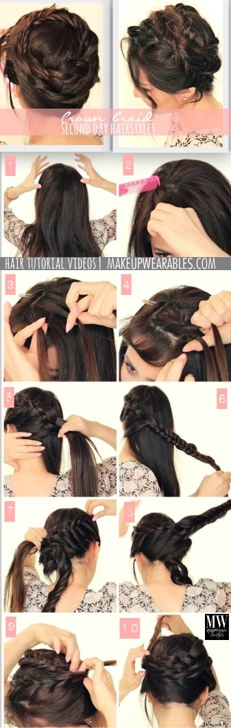 2⃣2⃣ cute summer hairstyle  step by step 😄👍💕