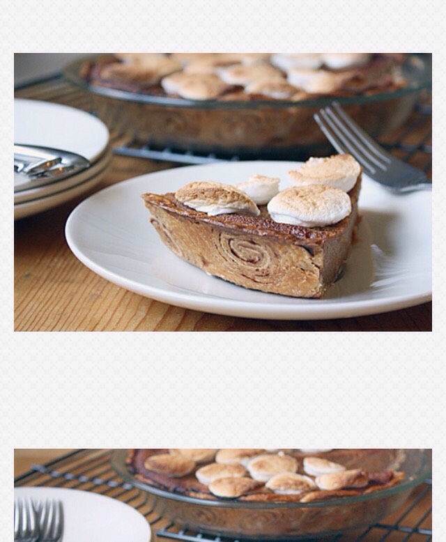 Cinnamon Roll Crust Sweet Potato Pie