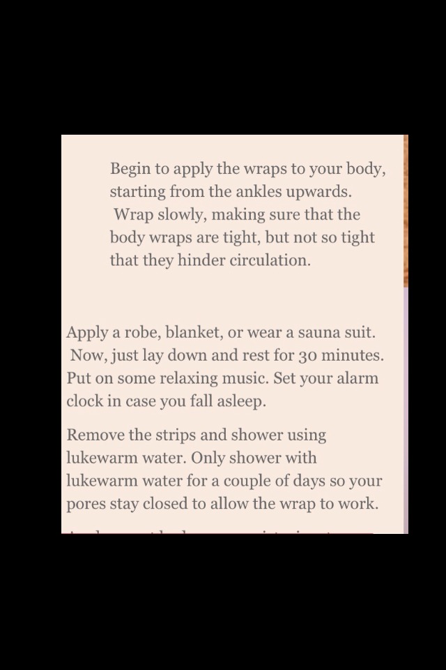 DIY Body Wrap. Lose Inches Off Your Body 