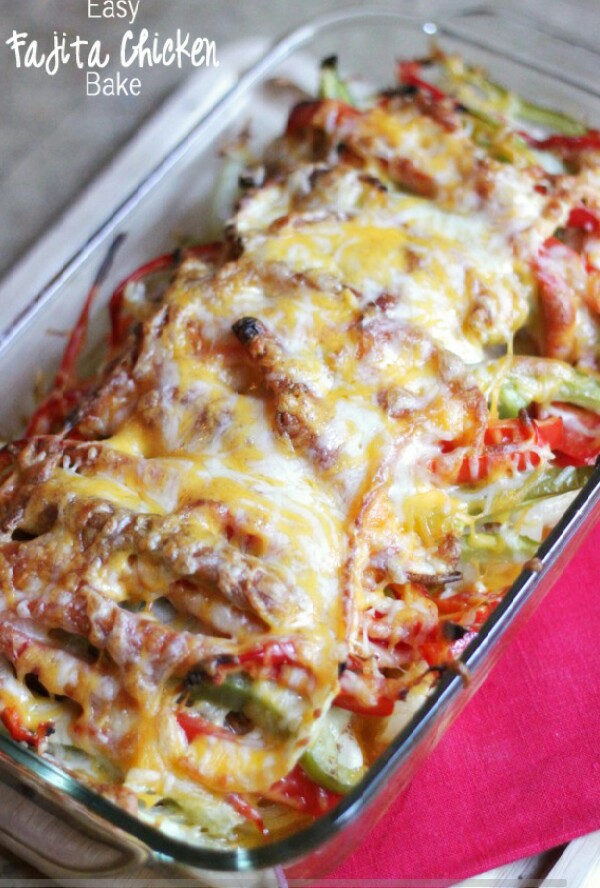 Easy Chicken Fajita Bake!!!