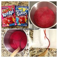 DIY: Dye Ur Hair With Kool Aid😍😍😍😍