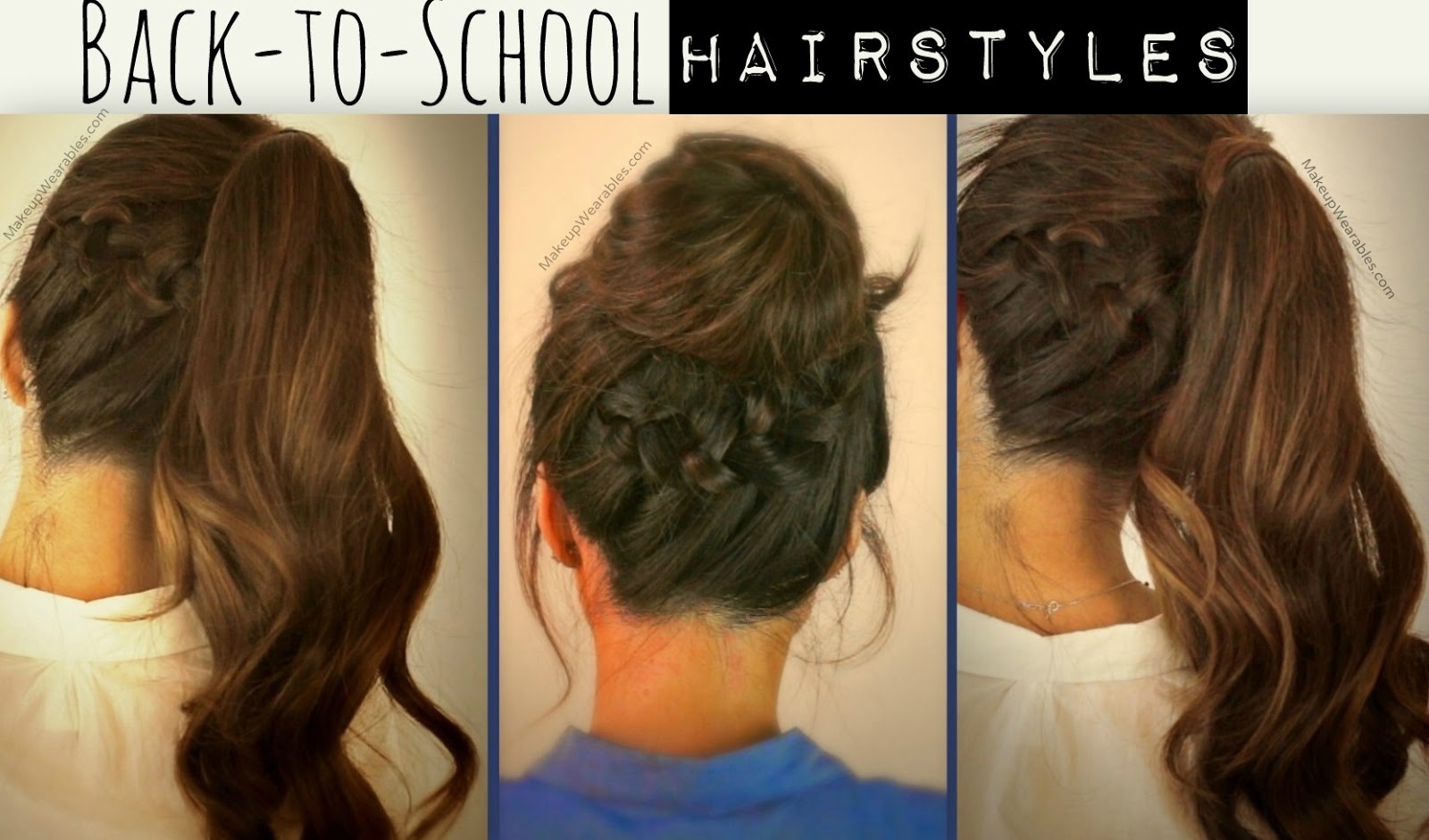 School Hairstyle Tutorials💞