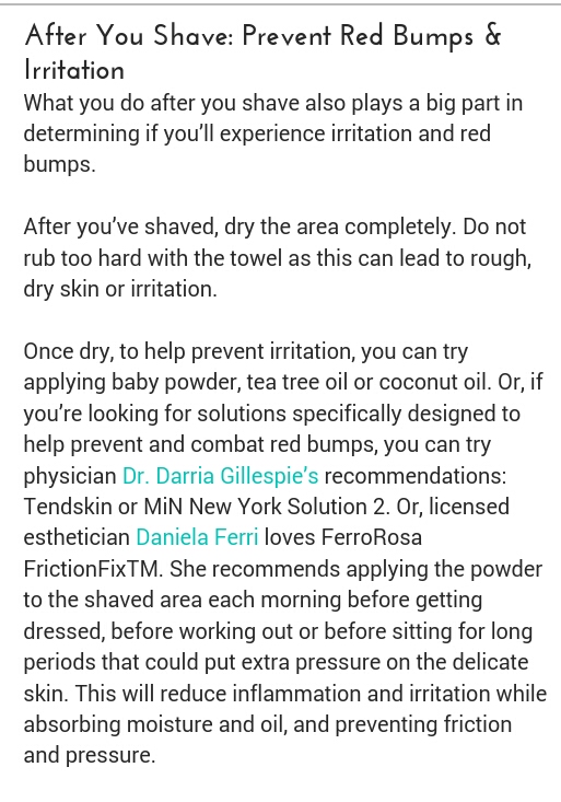 Get Rid Off Those Little Red Bumps That Appear After Shavng\waxing Bikini Area#tipit