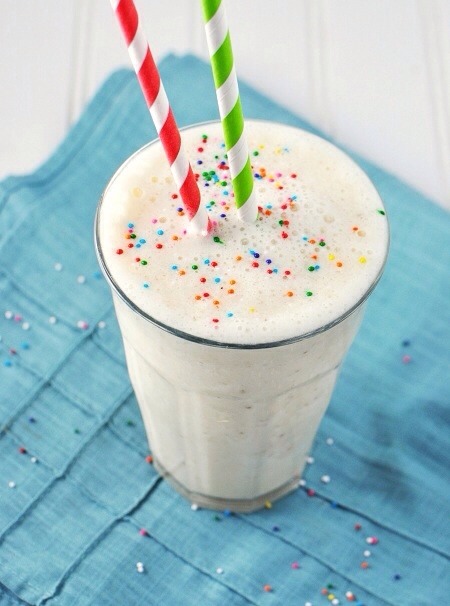 8. Put sprinkles on thing. They'll turn any healthy smoothie or juice into a fun-filled endeavor.