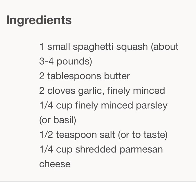 Healthy Pasta Alternative: Baked Spaghetti Squash With Garlic And Butter 