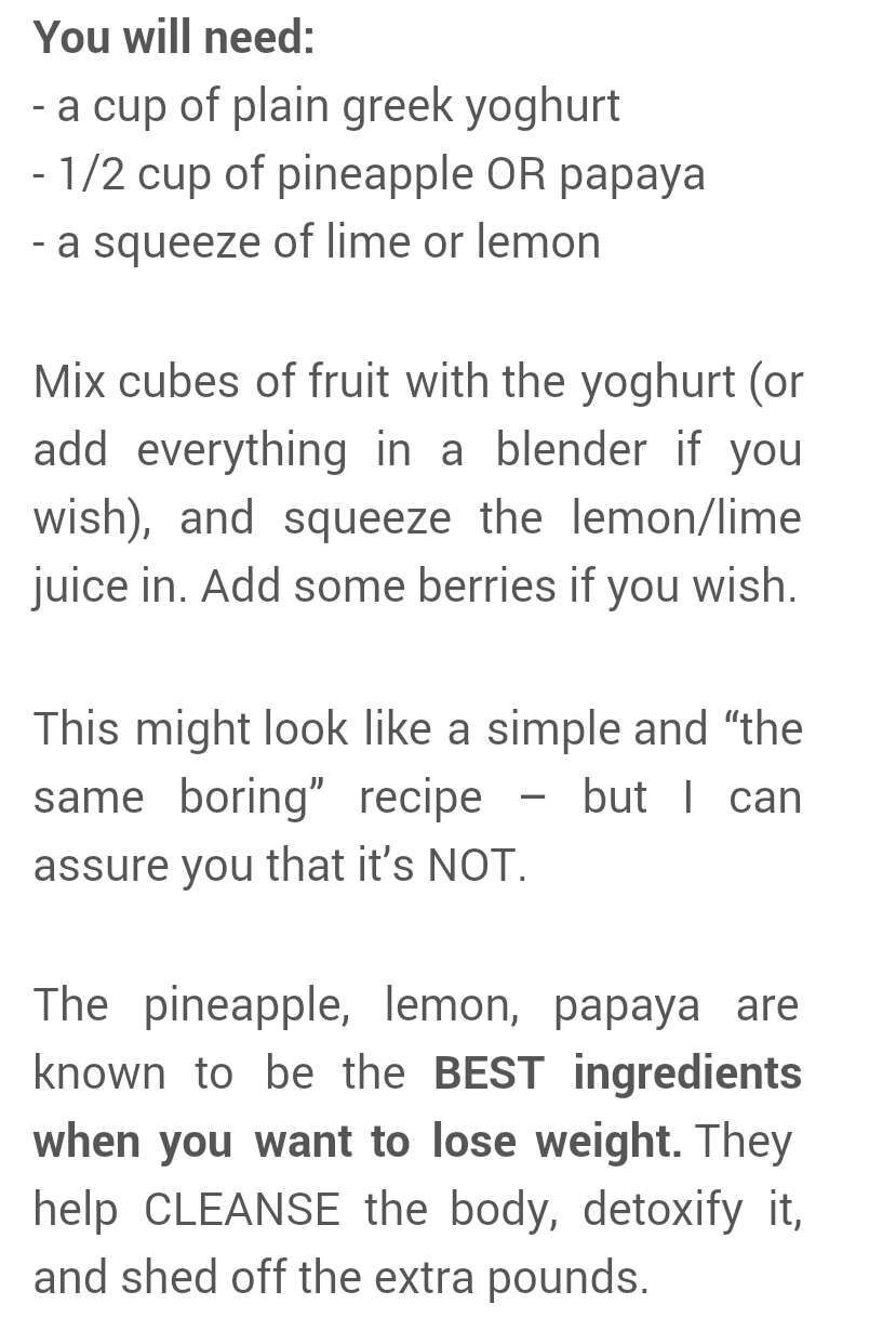 Yummy Detox Yogurt!