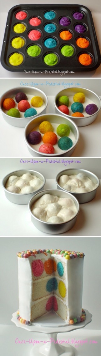 2. Polka-Dot Cake