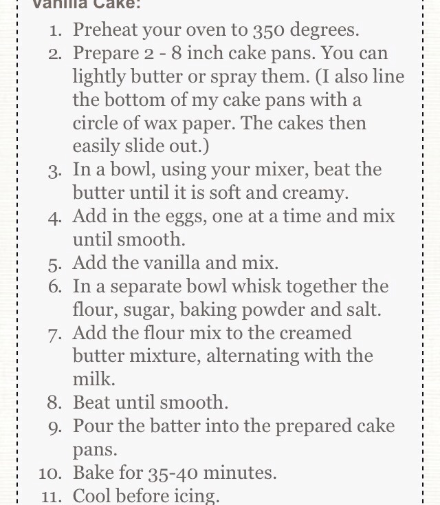 Best Vanilla Buttercream Cake Recipe 💟