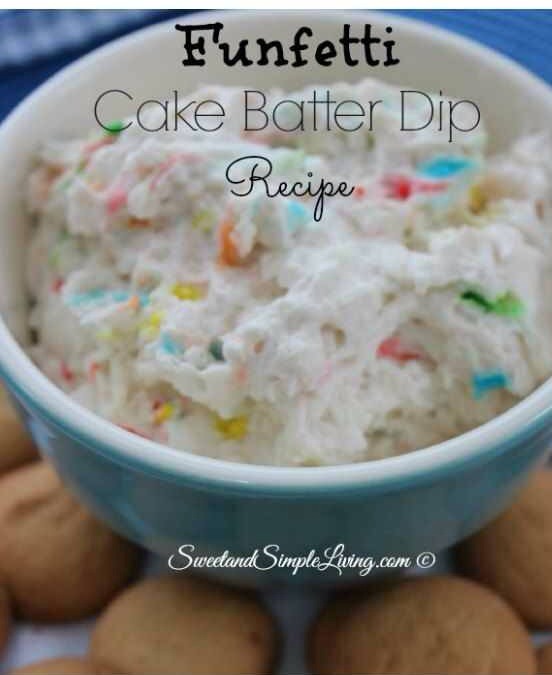 Cake Batter Dip!!!