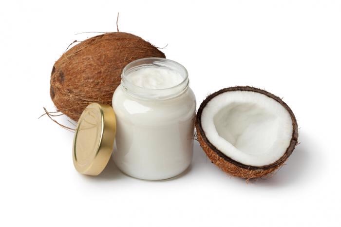 Coconut oil on your face after your face wash routine and before you go to bed will hydrate your skin leaving it smooth shiny and healthy....