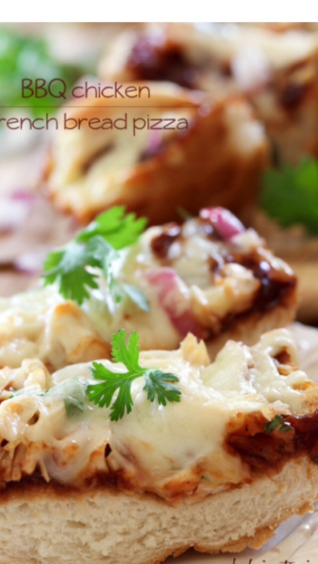 BBQ Chicken French Bread Pizza
