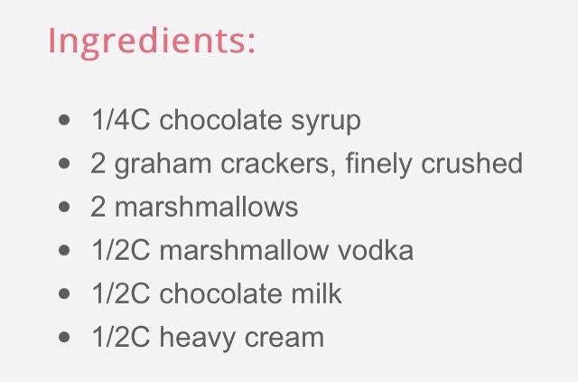 Sweet S'mores Martini