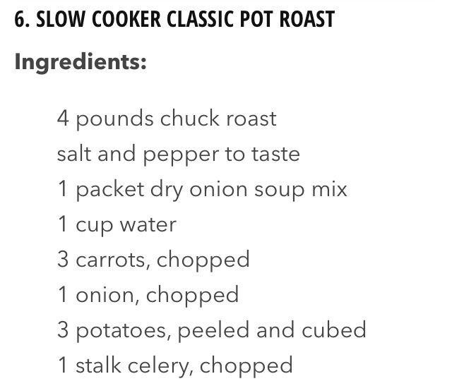 6⃣ Easy Slow Cooker Meals For Hectic School Nights!