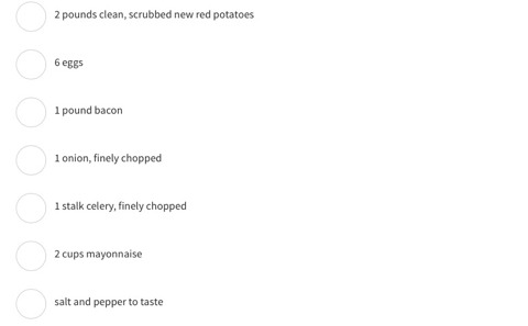 Ingredients 