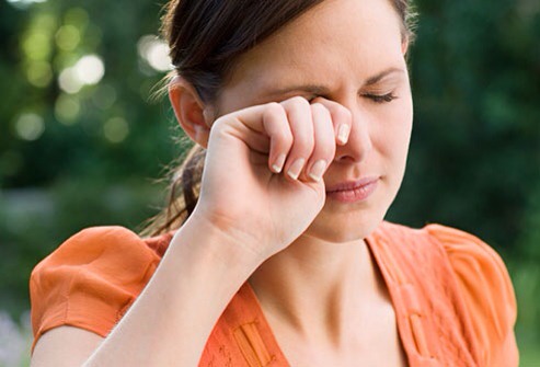 12. Don't rub your eyes
If you have something in your eye then avoid rubbing it. It is a best thing to do is, to life the upper eyelid outward and gently pull it down to cover the lashes causing tears in order wash the object out of your eye.