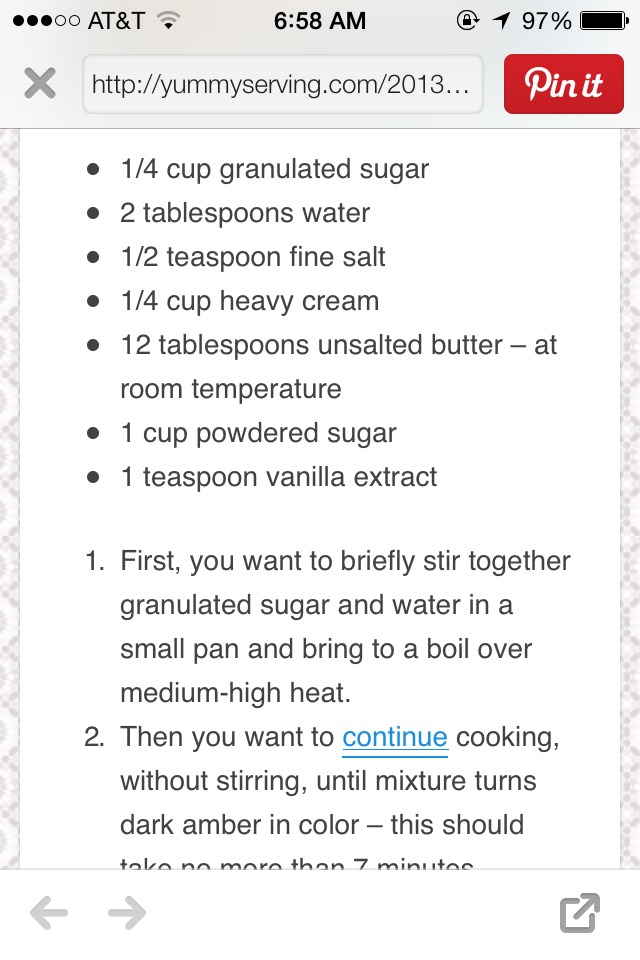 Salted Caramel Frosting