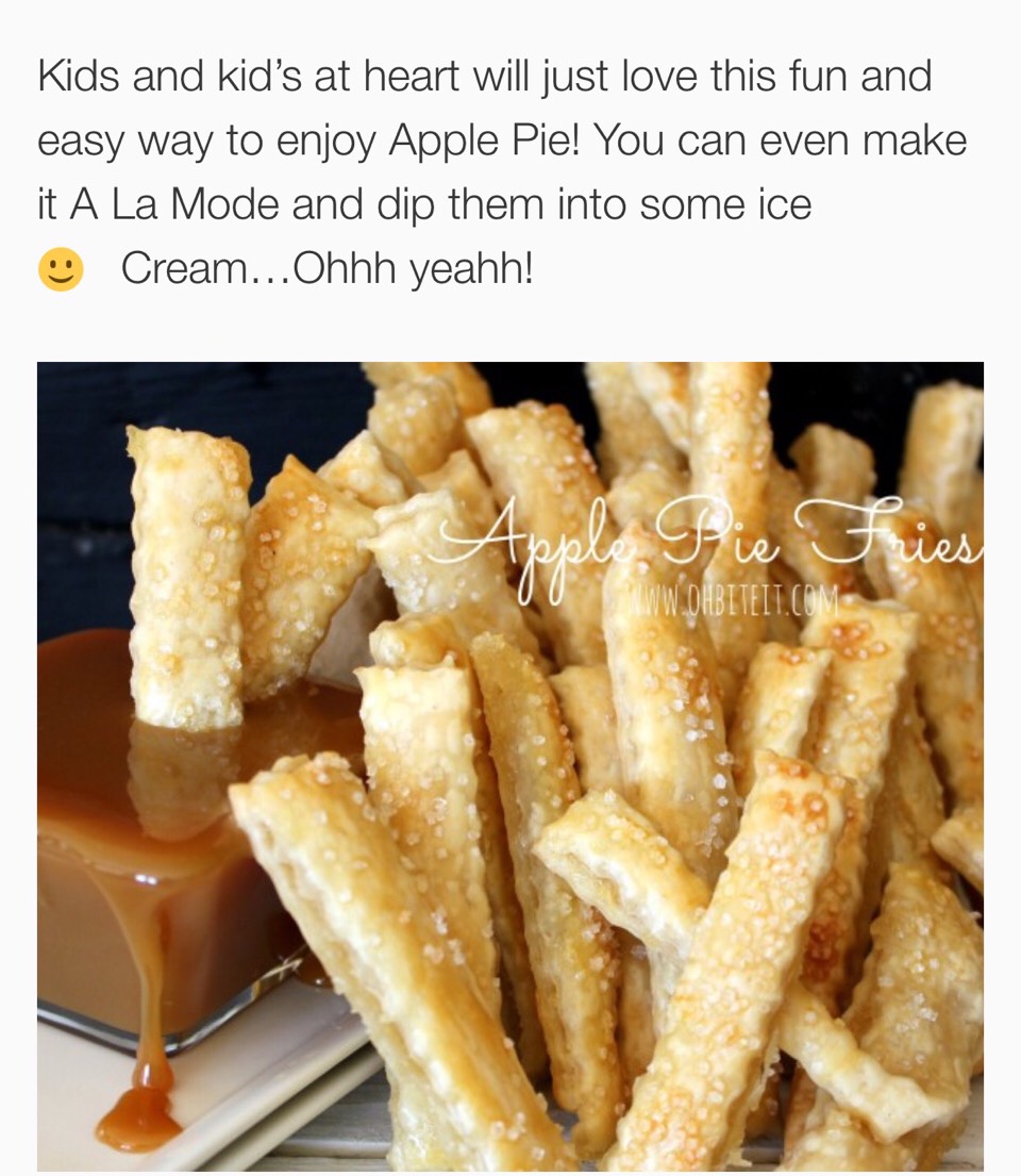 Apple Pie Fries. 😍 
