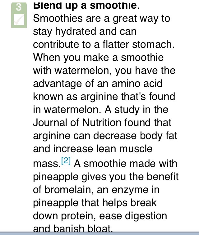 Drinking To Flatten Your Stomach In 7 Days