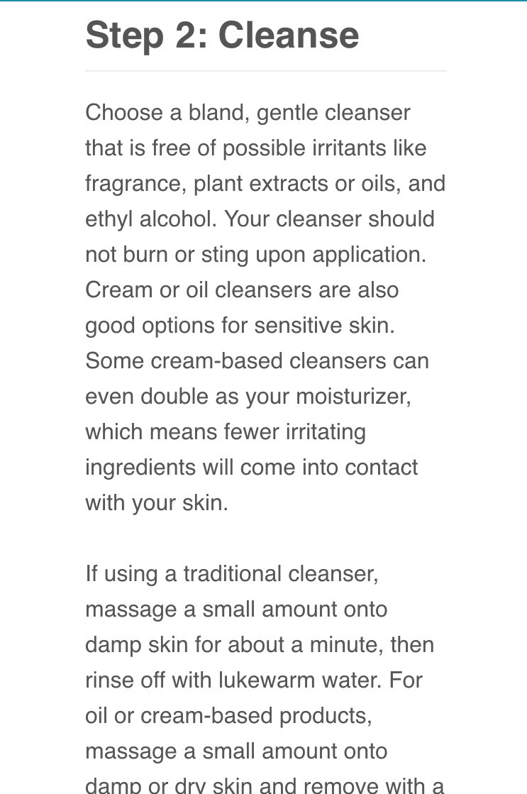 Skincare Routine Guide For SENSITIVE skin 