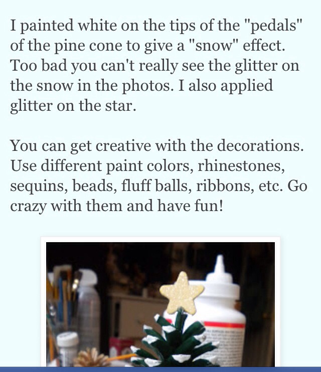 Make Your Own Pine cone Christmas Tree!🎄