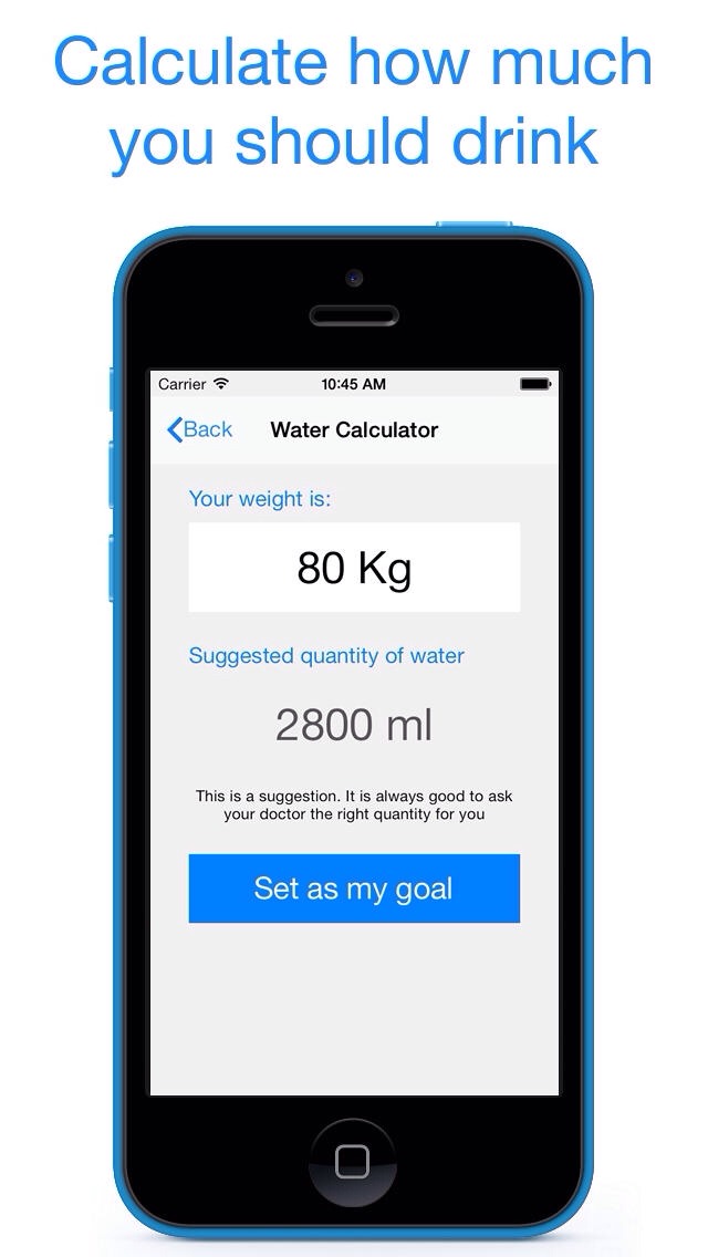 You can get a water calculated to figure out how much you should drink per day. It is also helpful to set reminders on your phone to make sure you don't forget.