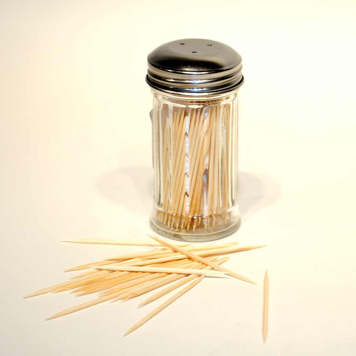 slide a toothpick down the right hand side
