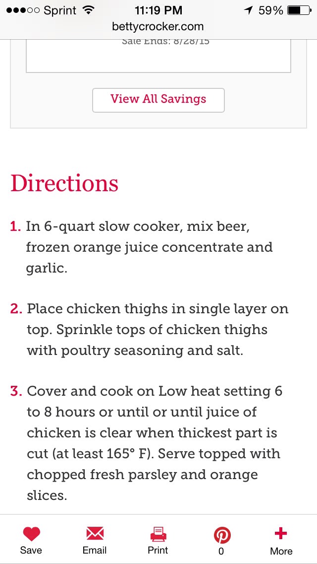 Slow-Cooker Beer-Orange Chicken