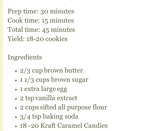 ✨ Simple Easy To Make Delicious Caramel Stuffed Brown Butter Cookies✨😋