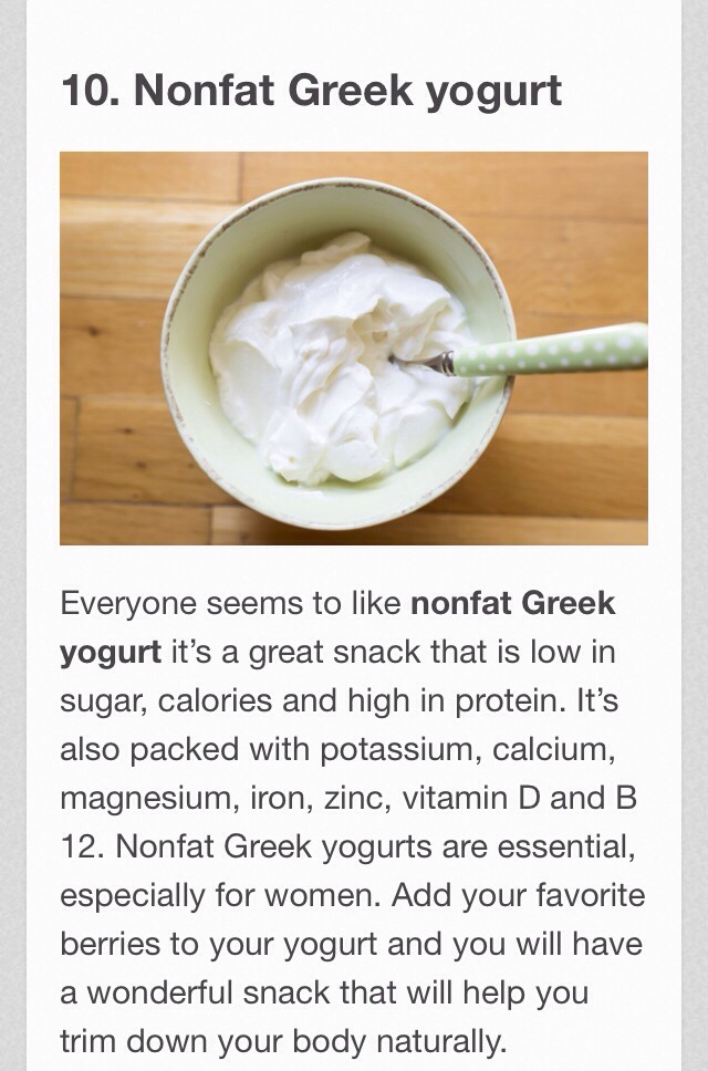Foods To Eat To Trim Down Your Body Naturally! 👍💪👍💪