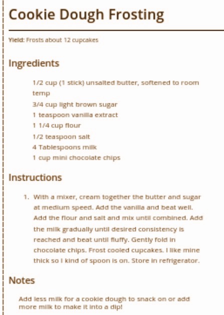 Cookie Dough Frosting! SO GOOD😋😋
