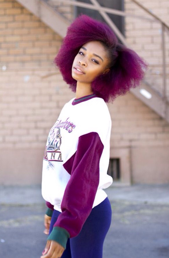 Dyed Hair on Dark Skin Girls / Colored Hair on Darker Skin
