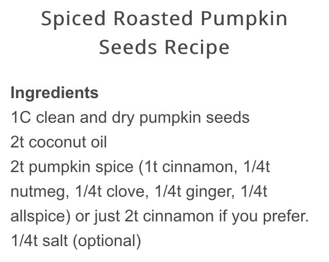Spiced & Roasted Pumpkin Seeds