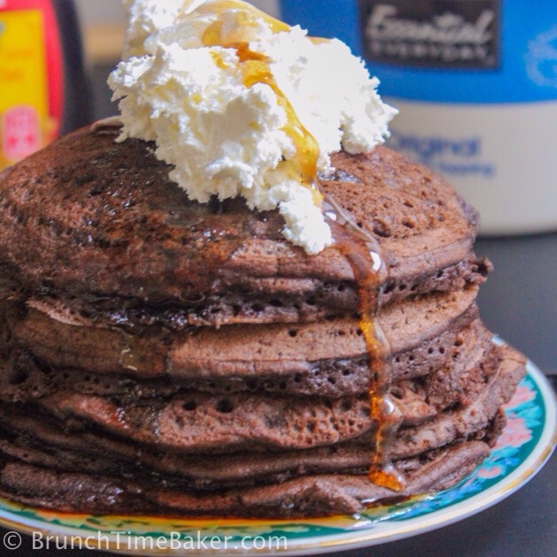Chocolate Fudge Pancakes !!
