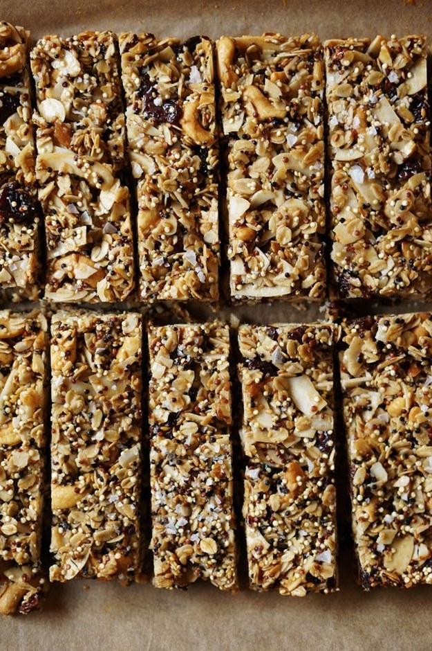 6. Quinoa Granola Bars
