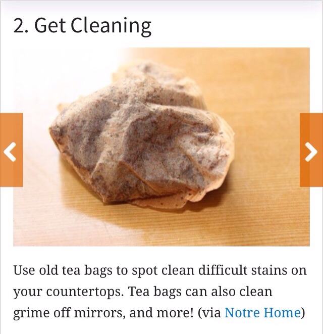 Genius Ways U Can Reuse Your Old Tea Bag