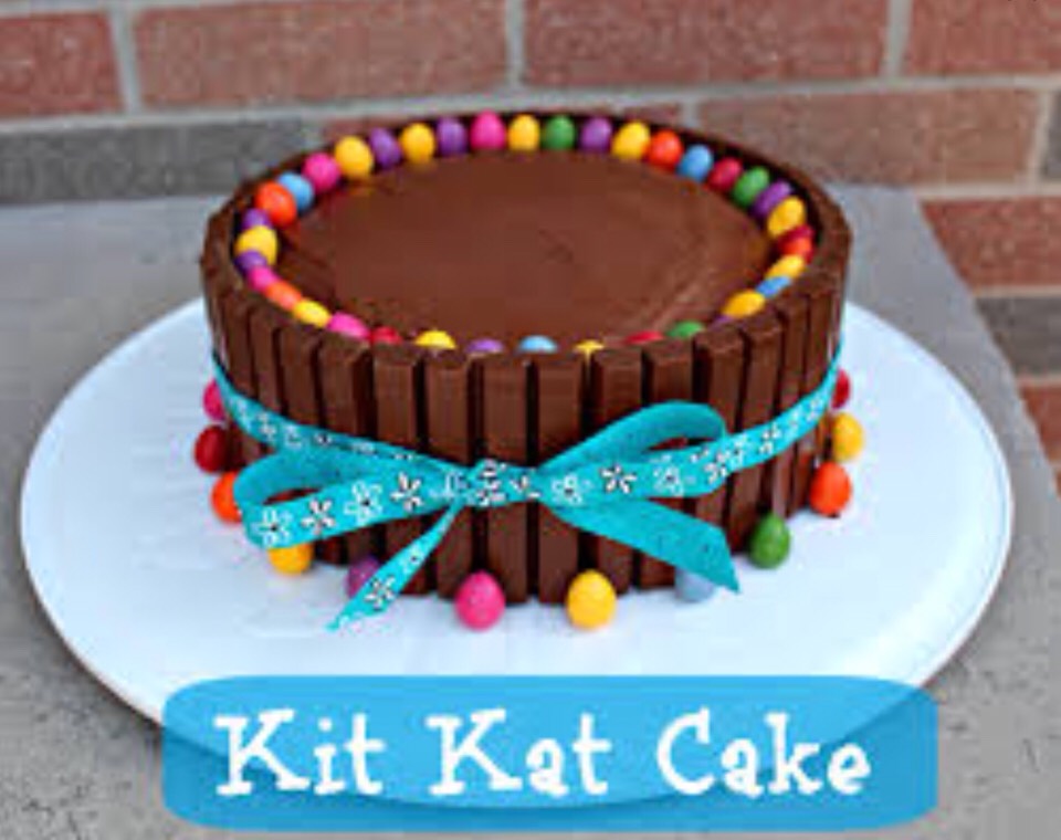 A great cake that can be substituted with any other chocolate e.g. Twix 