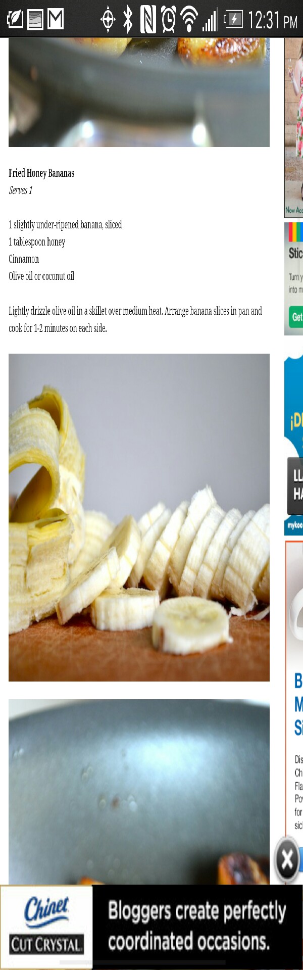 fried cinnamon bananas