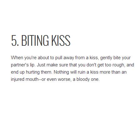 Types Of Kisses To Give Your Partner