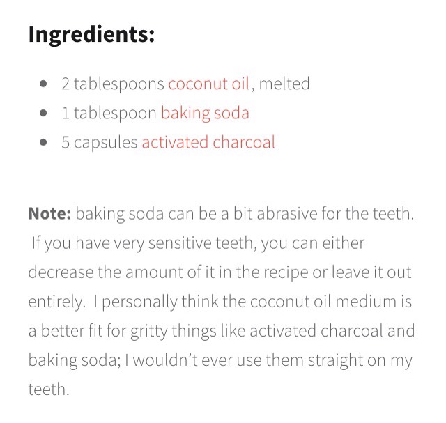 💜Homemade Teeth Whitening Scrub💜