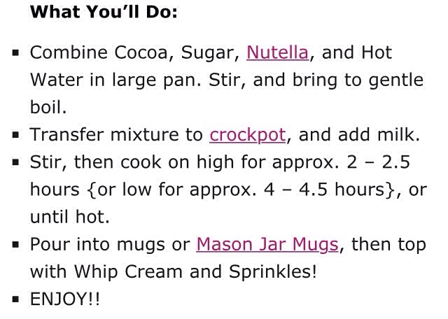 Hot Chocolate Recipes