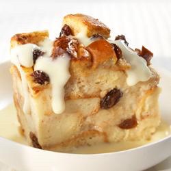 Raisin apple bread pudding 