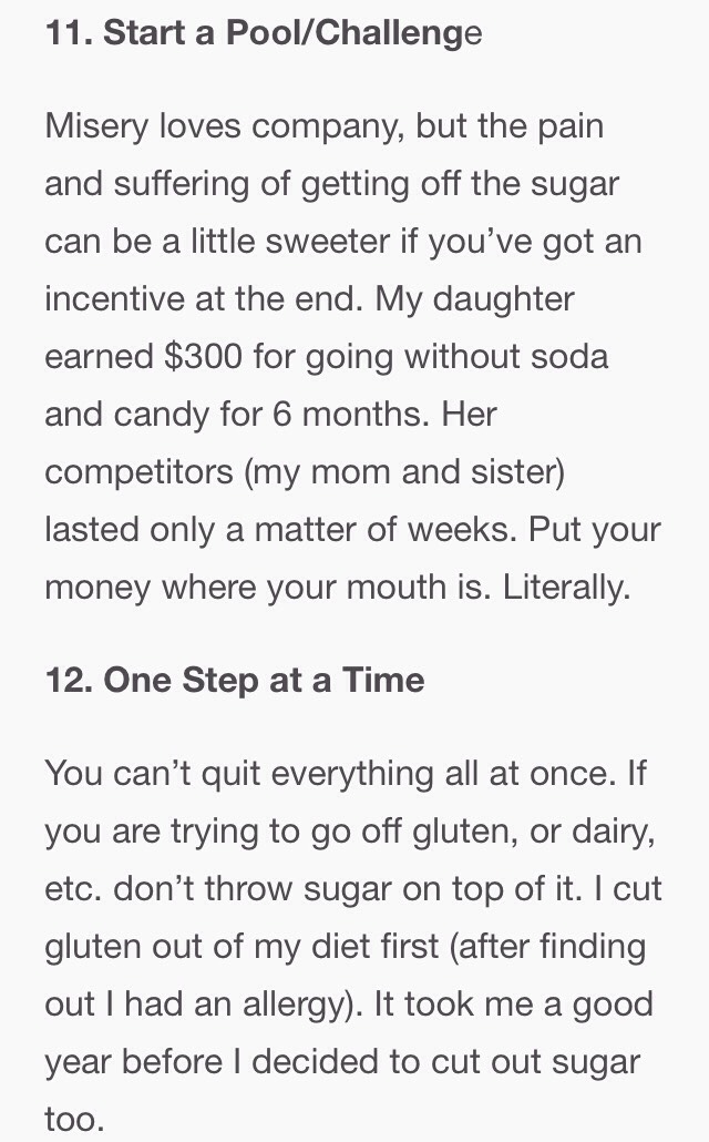 12 Tips For Quitting Sugar!