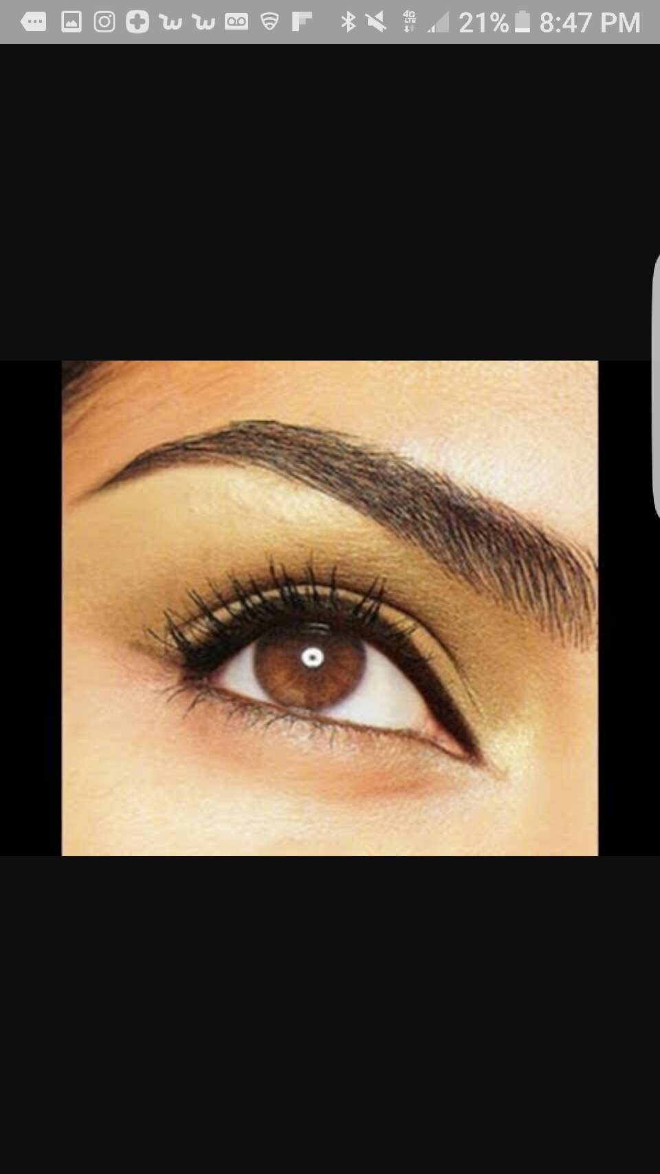 clean your bottom brow with concealer  for clean defined brow