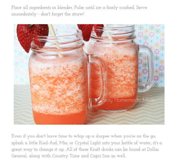 Homemade Slurpees!