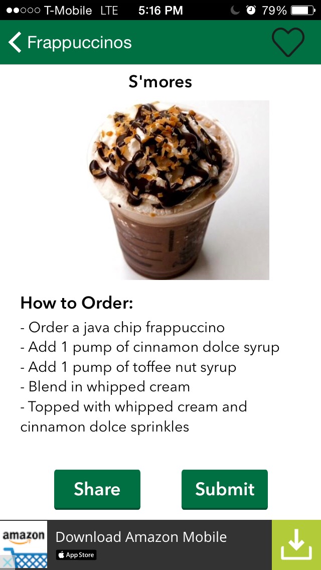 Secret Starbucks Drinks