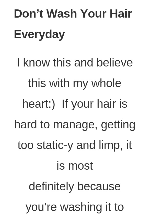 Best Hair Washing Tips For Healthy Hair!