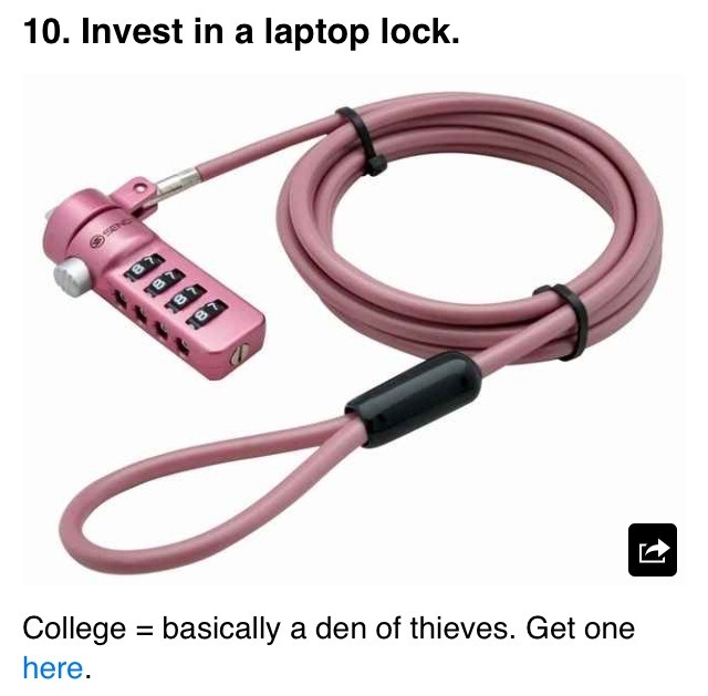 This will pay for itself. If you still have your laptop at the end of the year(s) you will know why.. Imagine having to buy a new laptop an re-write that 10 page article for your English major, and oh no you also lost all your freshman photos.. You will thank yourself! 