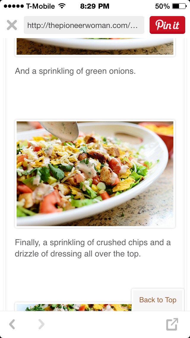 ❤️️Chicken Taco Salad❤️