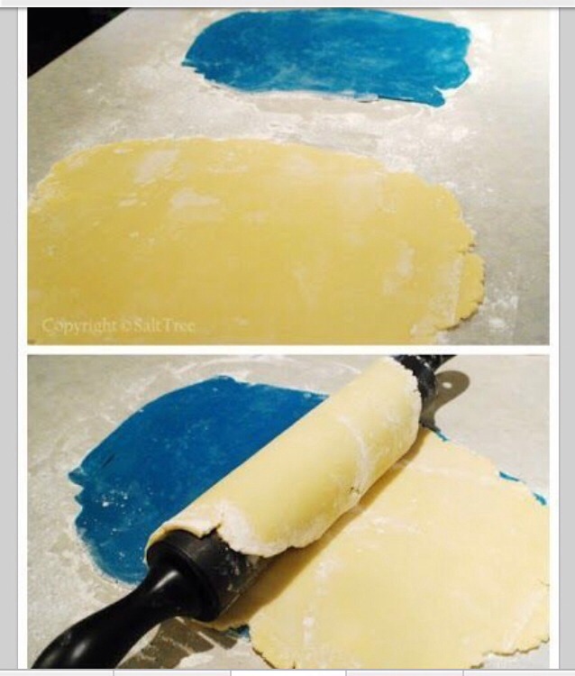 Sugar cookie dough
Food coloring
Sprinkles