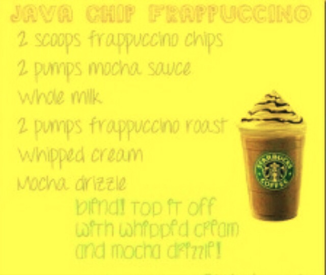 Starbucks Java chip frappe